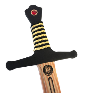 Liontouch Pretend-Play WoodyLion Sword - Large Black & Gold