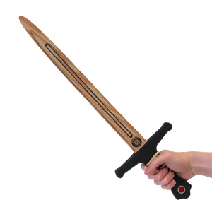 Liontouch Pretend-Play WoodyLion Sword - Large Black & Gold