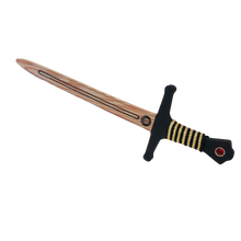 Load image into Gallery viewer, Liontouch Pretend-Play WoodyLion Sword - Large Black &amp; Gold