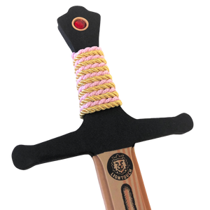 Liontouch Pretend-Play WoodyLion Sword - Large Pink & Gold