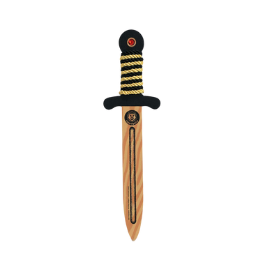 Liontouch Pretend-Play WoodyLion Sword - Small Black & Gold