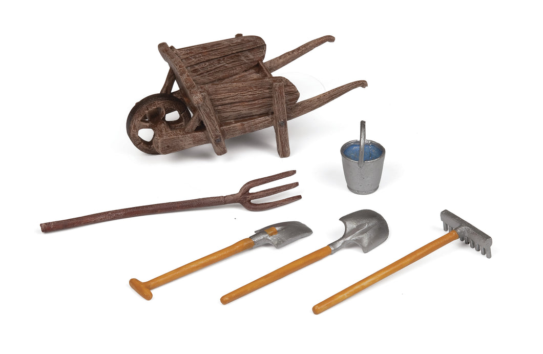Papo France Wheelbarrow And Tools