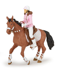 Papo France Winter Riding Girl