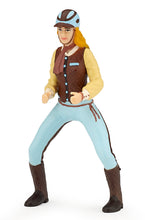 Load image into Gallery viewer, Papo France Blue Trendy Riding Woman