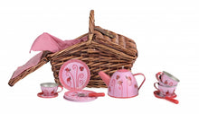 Load image into Gallery viewer, Egmont Toys Ladybug Tin Tea Set In a Basket