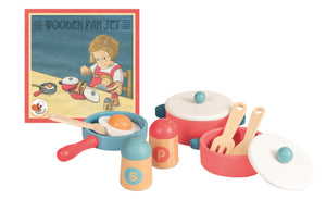 Egmont Toys Wood Cooking Pan Set