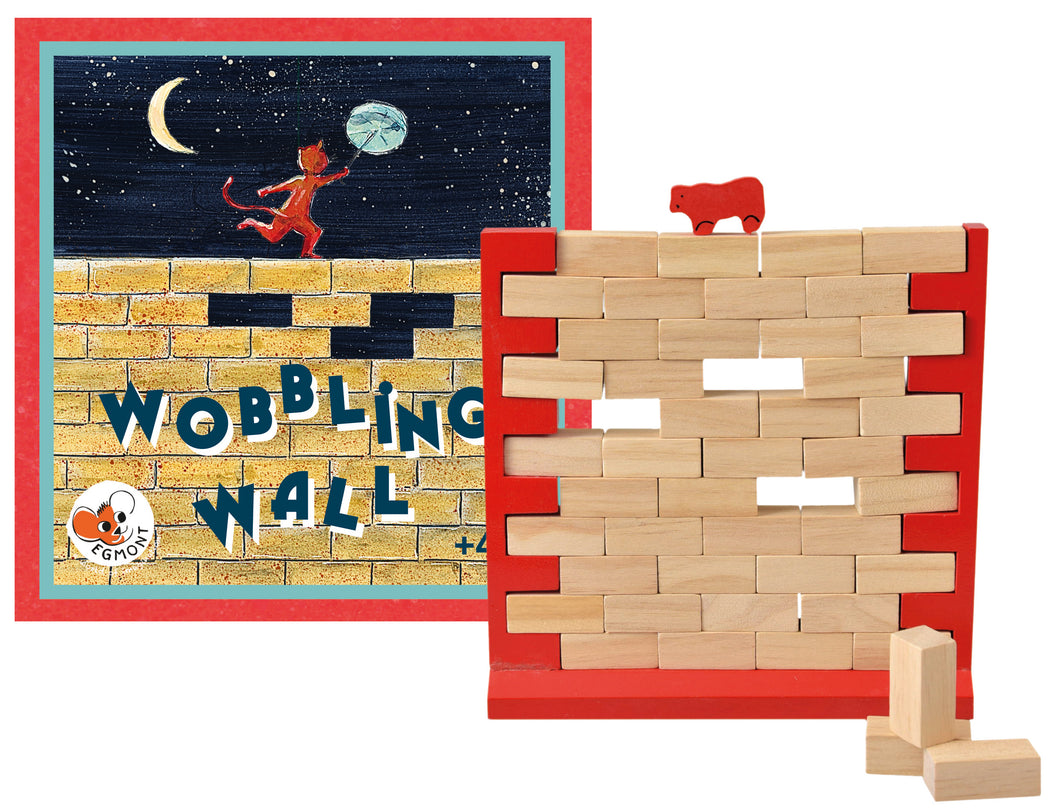 Egmont Toys Wobbling Wall Wooden Balancing Game