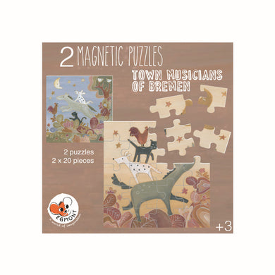 Egmont Toys Magnetic Puzzle - Town Musicians of Bremen