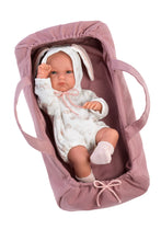 Load image into Gallery viewer, Llorens 13.8&quot; Anatomically-Correct Baby Doll Anna with Carrycot