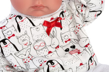 Load image into Gallery viewer, Llorens 13.8&quot; Anatomically-Correct Baby Doll Lucy with Cherry Carrycot