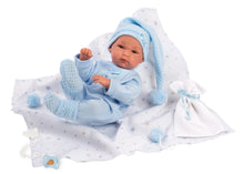 Load image into Gallery viewer, Llorens 13.8&quot; Anatomically-Correct Newborn Doll Kayden With Blanket