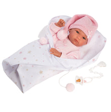 Load image into Gallery viewer, Llorens 13.8&quot; Anatomically-Correct Newborn Doll Kaylee with Blanket
