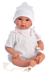 Llorens 14.2" Soft Body Newborn Doll Avery with Hooded Bunny Jacket