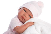 Load image into Gallery viewer, Llorens 15.7&quot; Anatomically-Correct Newborn Doll Lily With Reversible Blanket