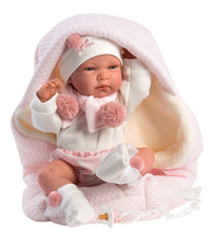 Load image into Gallery viewer, Llorens 15.7&quot; Anatomically-Correct Newborn Doll Lydia with Blanket