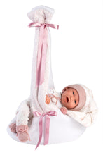 Load image into Gallery viewer, Llorens 16.5&quot; Articulated Newborn Doll Natalia with Carrycot