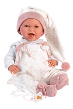 Load image into Gallery viewer, Llorens 16.5&quot; Articulated Newborn Doll Natalia with Carrycot