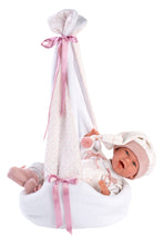 Load image into Gallery viewer, Llorens 16.5&quot; Articulated Newborn Doll Natalia with Carrycot