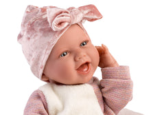 Load image into Gallery viewer, Llorens 16.5" Soft Body Crying Newborn Doll Estella with Blanket