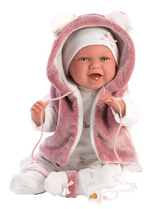 Llorens 16.5" Articulated Newborn Doll Hayley