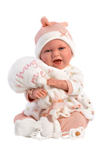 Load image into Gallery viewer, Llorens 16.5&quot; Soft Body Crying Newborn Doll Payton with Balloon