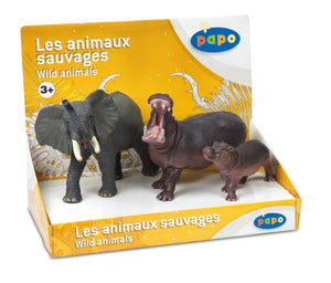 Papo France Display Box Wild Animals 2 (3 Fig.)
