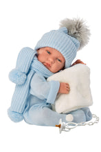 Load image into Gallery viewer, Llorens 16.9&quot; Anatomically-Correct Newborn Doll Jackson with Blanket