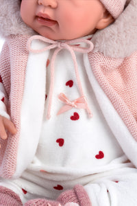 Llorens 17.3" Articulated Crying Newborn Doll Katelyn
