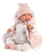 Load image into Gallery viewer, Llorens 17.3&quot; Soft Body Crying Newborn Doll Paulina with Blanket