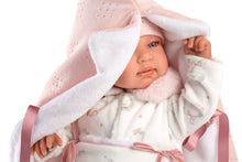 Load image into Gallery viewer, Llorens 17.3&quot; Soft Body Crying Newborn Doll Paulina with Blanket