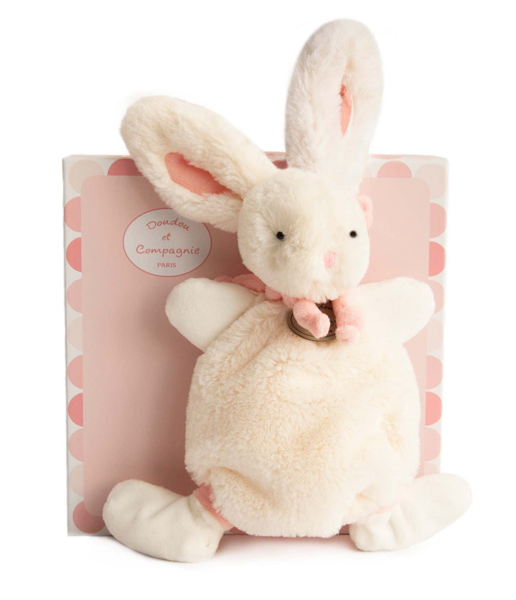 Doudou et Compagnie Bunny Doudou Blanket Plush Pal