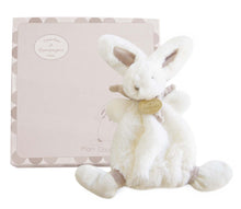 Load image into Gallery viewer, Doudou et Compagnie Bunny Doudou Blanket Plush Pal