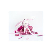 Load image into Gallery viewer, Doudou et Compagnie Cherry the Bunny Pacifier Holder