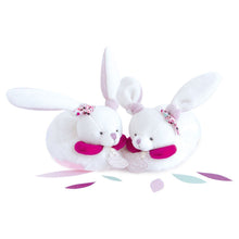 Load image into Gallery viewer, Doudou et Compagnie Cherry The Bunny - Booties With Rattle
