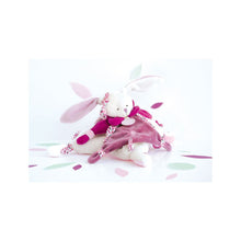Load image into Gallery viewer, Doudou et Compagnie Cherry the Bunny Doudou blanket Plush Pal