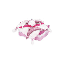 Load image into Gallery viewer, Doudou et Compagnie Cherry the Bunny Doudou blanket Plush Pal