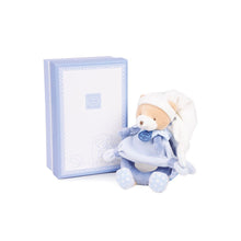 Load image into Gallery viewer, Doudou et Compagnie Blue Bear Baby Rattle