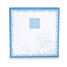 Load image into Gallery viewer, Doudou et Compagnie Blue Bear Baby Booties with Rattle