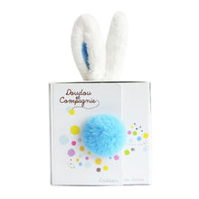 Load image into Gallery viewer, Doudou et Compagnie Plush Bunny with Pom Pom Tail