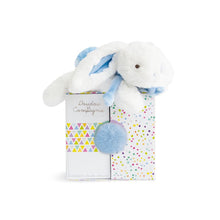 Load image into Gallery viewer, Doudou et Compagnie Plush Bunny with Pom Pom Tail