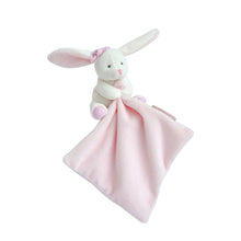 Load image into Gallery viewer, Doudou et Compagnie Hello Baby Blanket with Plush Stuffed Animal Bunny