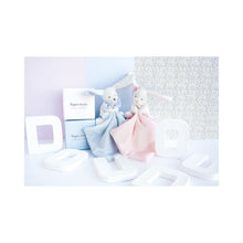 Load image into Gallery viewer, Doudou et Compagnie Hello Baby Blanket with Plush Stuffed Animal Bunny