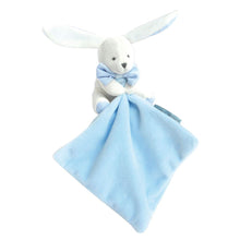 Load image into Gallery viewer, Doudou et Compagnie Hello Baby Blanket with Plush Stuffed Animal Bunny