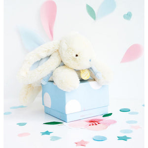 Doudou et Compagnie Blue Plush Bunny