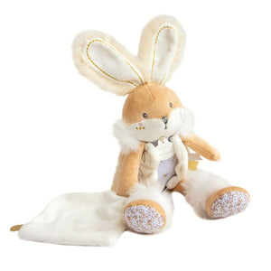 Doudou et Compagnie Sugar Bunny White Plush Bunny
