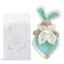 Load image into Gallery viewer, Doudou et Compagnie Sugar Bunny Sea Green Doudou