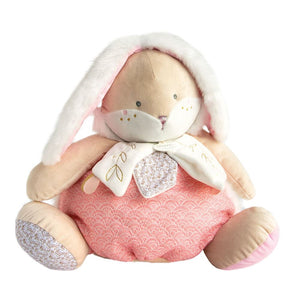 Doudou et Compagnie Sugar Bunny Pink Pajama Bag Plush