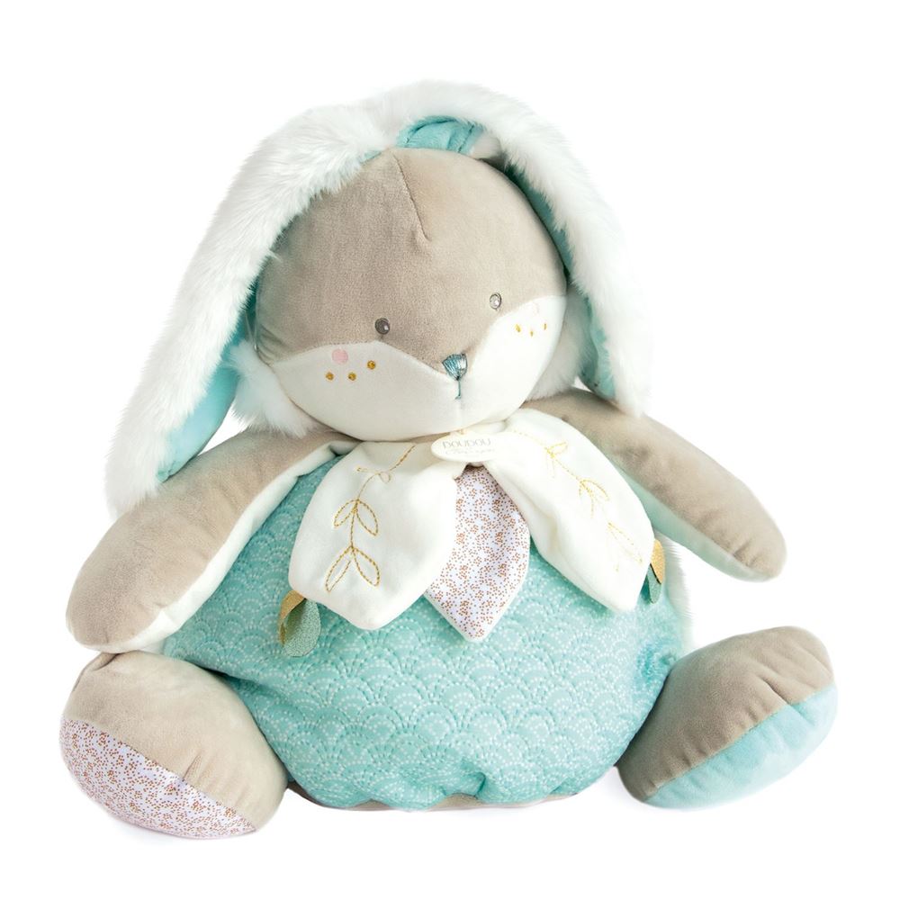 Doudou et Compagnie Sugar Bunny Sea Green Pajama Bag Plush