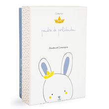 Load image into Gallery viewer, Doudou et Compagnie I’m a Sailor Bunny Pacifier Holder