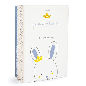Doudou et Compagnie I’m a Sailor Bunny Pacifier Holder